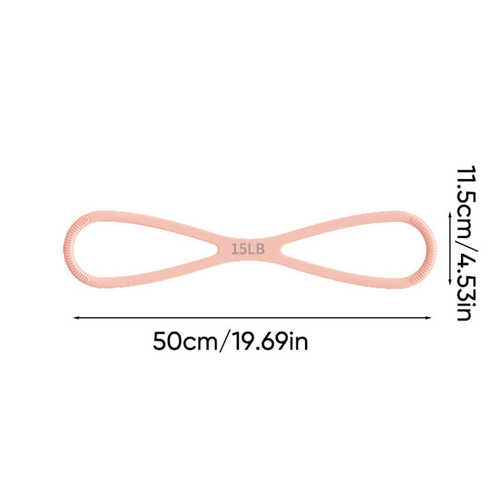 ✨ 🎉 HOT SALE ⚡ 50K+ SOLD! 50% OFF 🔥 Resistance Bands & Figure 8 Exercise Bands for Men & Women