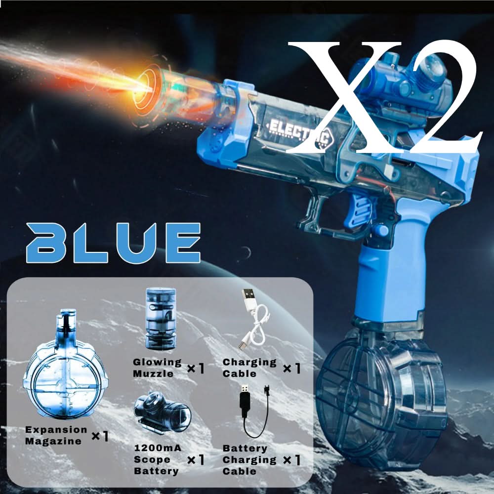✨ 🔥50K+ SOLD! 60% OFF⚡💦Woyuosn Battle Blaster Electric Water Gun|Automatic Squirt Blaster with Glowing Muzzle