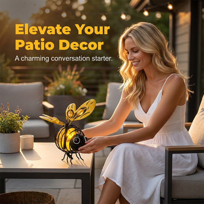 ✨ 🌿 🌱 LIMITED-TIME 50% OFF! Hanging Solar Bee Light – Warm Amber Glow, Flicker- Free, Perfect for Garden Parties, Camping, or Kids’ Rooms – Spread Joy Day and Night 😊 🌙