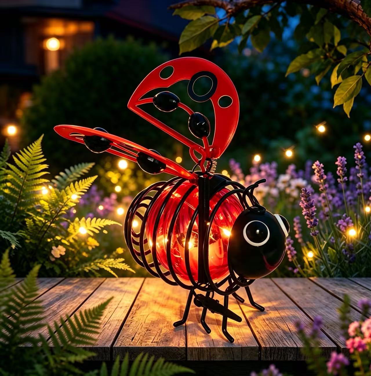 ✨ 💝 LIMITED-TIME 50% OFF! Hanging Solar Bee Light – Warm Amber Glow, Flicker- Free, Perfect for Garden Parties, Camping, or Kids’ Rooms😊 🌙