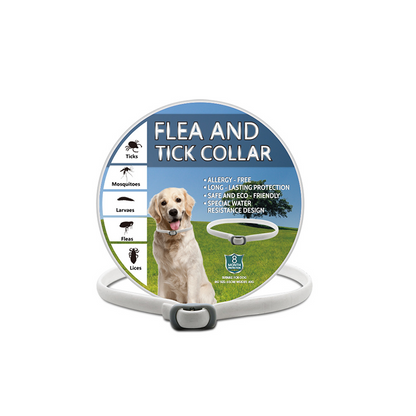 ✨💖 LIMITED TIME 65% OFF! 🔥 50K+ SOLD! Natural 8-Month Natural Essential Oil Flea & Tick Collar for Dogs & Puppies