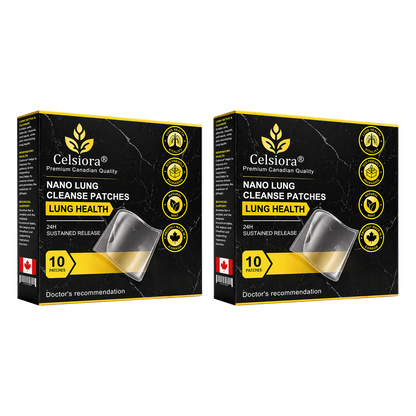🍁💖Celsiora® Nano Lung Cleanse Patches (stubborn mucus, COPD, chest tightness, shortness of breath, persistent cough, pneumonia)