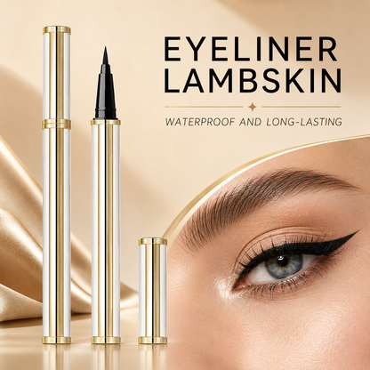 ✨💖24HR Waterproof Lambskin Eyeliner Pen – Smudge- Proof Long-Lasting Smooth Thick Tip for Defined Eye Looks, All-Day Wear & Simple Beginner Use