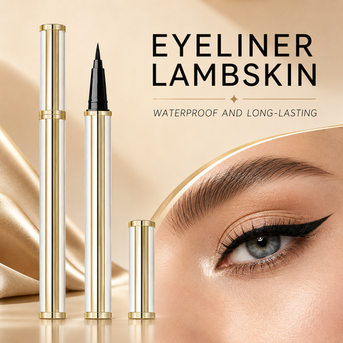 ✨💖24HR Waterproof Lambskin Eyeliner Pen – Smudge- Proof Long-Lasting Smooth Thick Tip for Defined Eye Looks, All-Day Wear & Simple Beginner Use