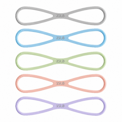 ✨ 🎉 HOT SALE ⚡ 50K+ SOLD! 50% OFF 🔥 Resistance Bands & Figure 8 Exercise Bands for Men & Women