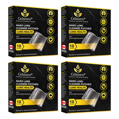 🍁💖Celsiora® Nano Lung Cleanse Patches (stubborn mucus, COPD, chest tightness, shortness of breath, persistent cough, pneumonia)