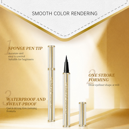 ✨💖Celsiora® 24HR Waterproof Eyeliner Pen | Smudge-Proof Bold Thick Tip Liquid Eye Liner | Ultra-Smooth All-Day Wear