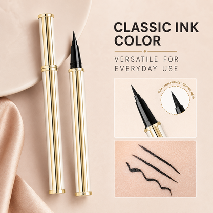 ✨💖24HR Waterproof Lambskin Eyeliner Pen – Smudge- Proof Long-Lasting Smooth Thick Tip for Defined Eye Looks, All-Day Wear & Simple Beginner Use