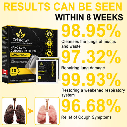 🍁💝Celsiora® Nano Lung Cleanse Patches (stubborn mucus, COPD, chest tightness, shortness of breath, persistent cough, pneumonia)