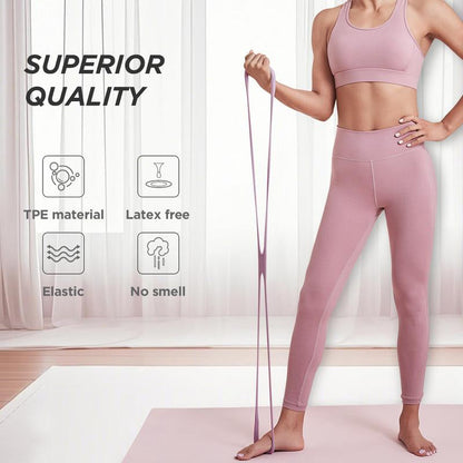 ✨ 🎉 HOT SALE ⚡ 50K+ SOLD! 50% OFF 🔥 Resistance Bands & Figure 8 Exercise Bands for Men & Women