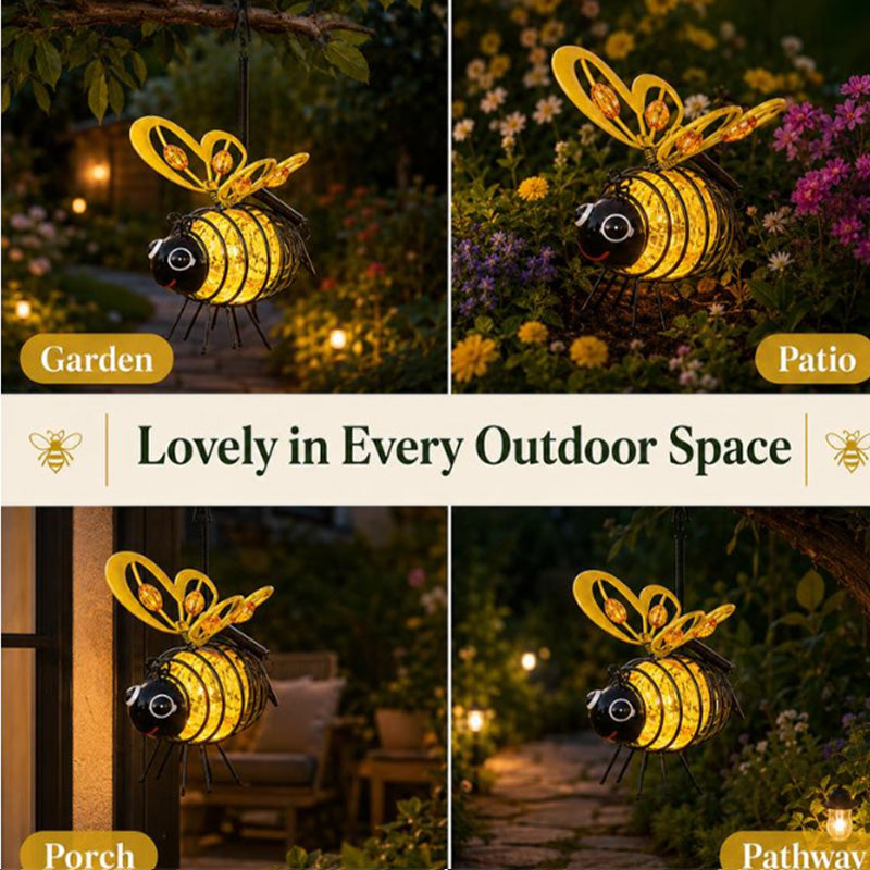 ✨ 🌿 🌱 LIMITED-TIME 50% OFF! Hanging Solar Bee Light – Warm Amber Glow, Flicker- Free, Perfect for Garden Parties, Camping, or Kids’ Rooms – Spread Joy Day and Night 😊 🌙