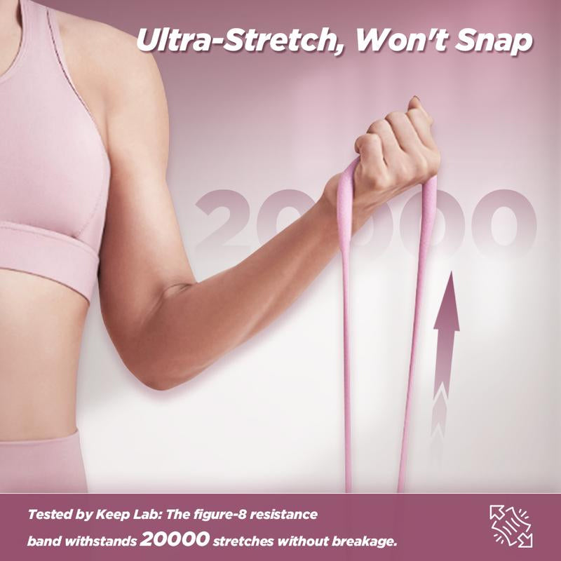 ✨ 🎉 HOT SALE ⚡ 50K+ SOLD! 50% OFF 🔥 Resistance Bands & Figure 8 Exercise Bands for Men & Women