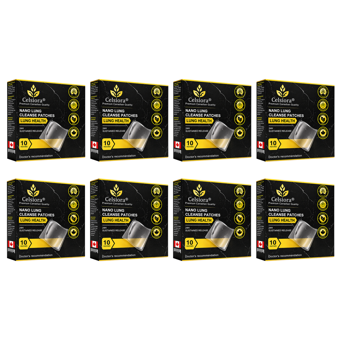 🍁💖Celsiora® Nano Lung Cleanse Patches (stubborn mucus, COPD, chest tightness, shortness of breath, persistent cough, pneumonia)
