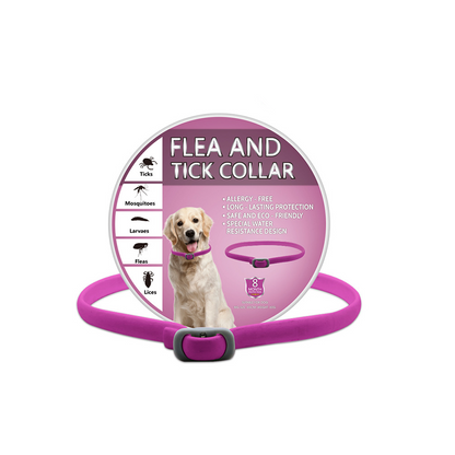 ✨💖 LIMITED TIME 65% OFF! 🔥 50K+ SOLD! Natural 8-Month Natural Essential Oil Flea & Tick Collar for Dogs & Puppies