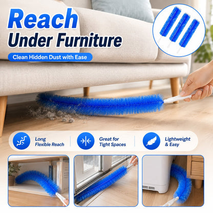 ✨💖 50% OFF 🔥3 Counts Bendable Microfiber Head,Reusable Dust Remover