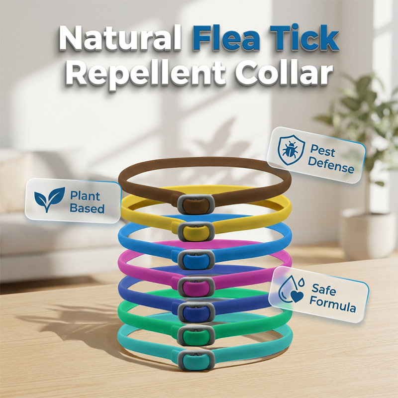 ✨💖 LIMITED TIME 65% OFF! 🔥 50K+ SOLD! Natural 8-Month Natural Essential Oil Flea & Tick Collar for Dogs & Puppies
