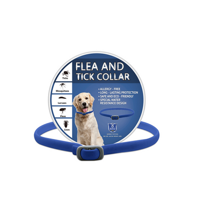 ✨💖 LIMITED TIME 65% OFF! 🔥 50K+ SOLD! Natural 8-Month Natural Essential Oil Flea & Tick Collar for Dogs & Puppies